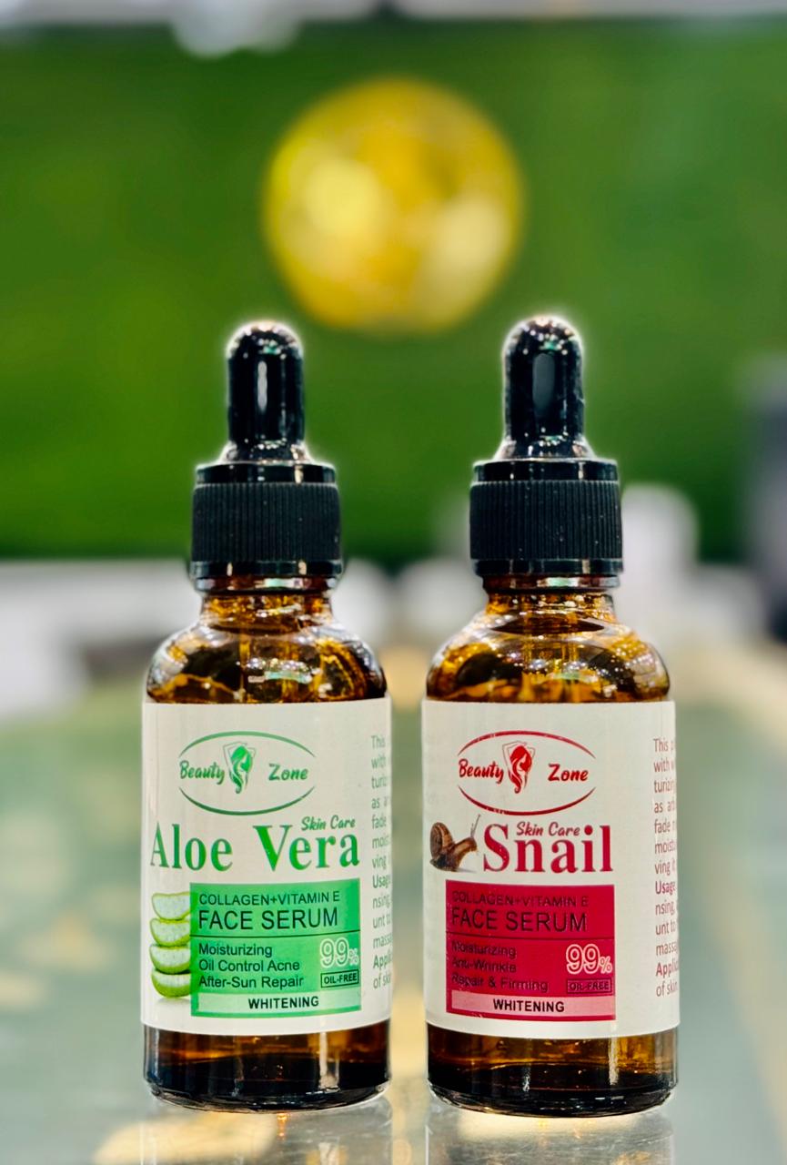 ALOE VERA & SNAIL SERUMS